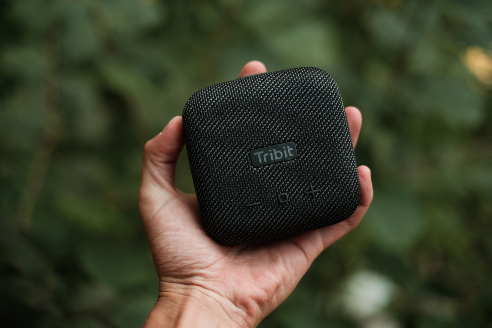 Portable Bluetooth speaker outdoors